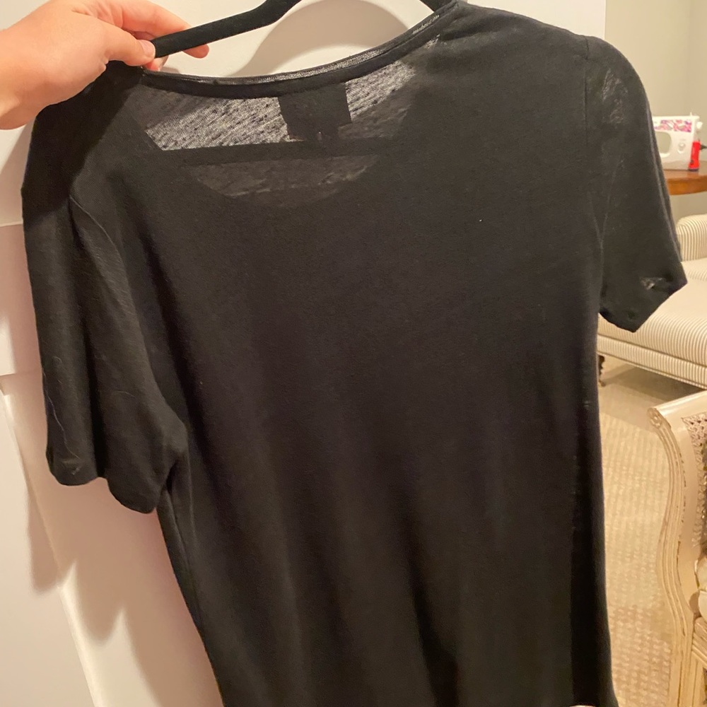 Paige Rosie HW Linen Cassandra tee size medium - Picture 4 of 8